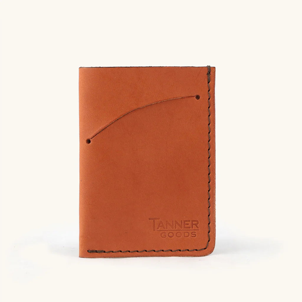Tanner Goods Minimal Cardholder in Chestnut