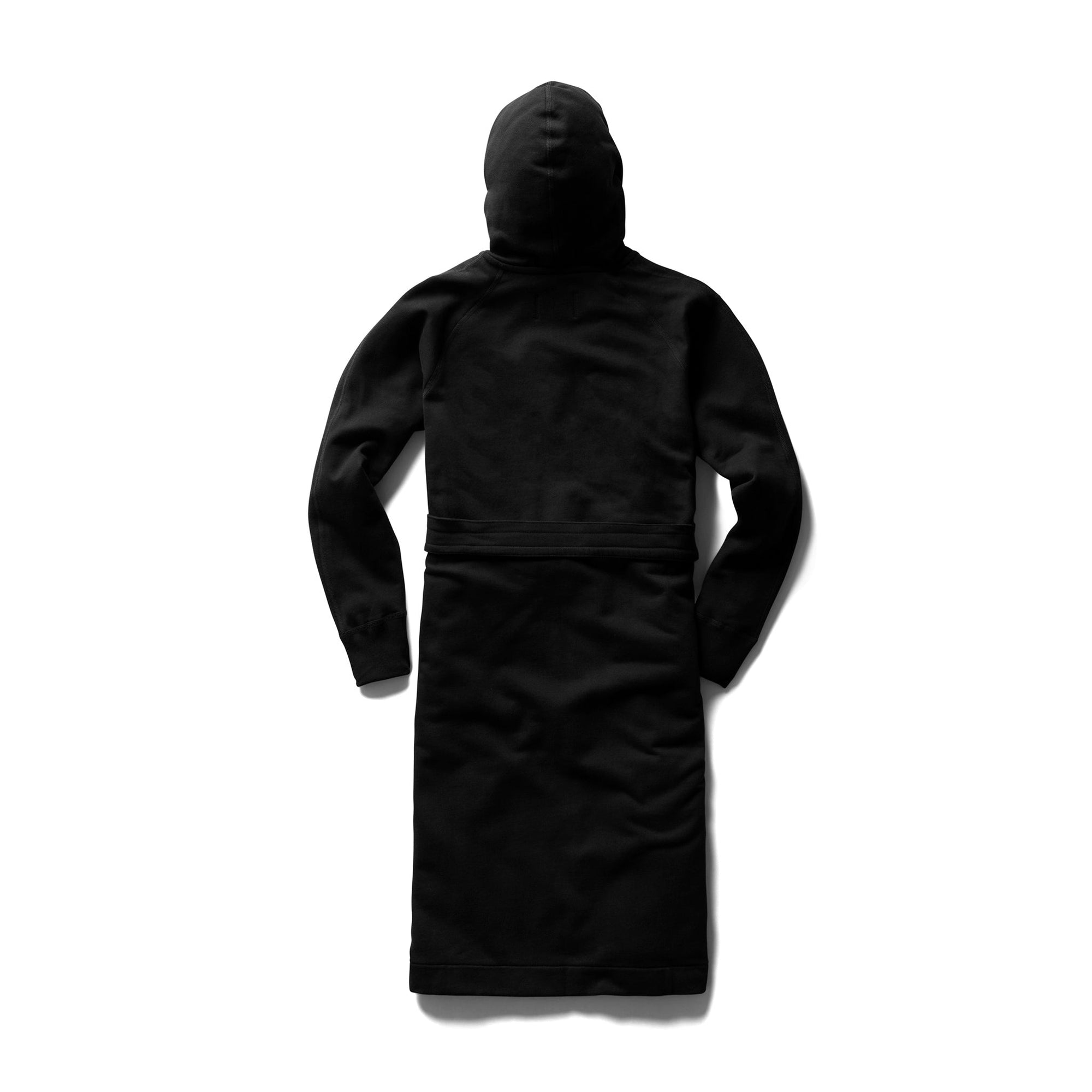 Reigning Champ Midweight Terry Hooded Robe in Black