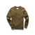 Reigning Champ Knit Mid Weight Terry Long Sleeve Crewneck in Moss
