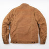 Freenote Cloth Riders Jacket in Rust Waxed Canvas