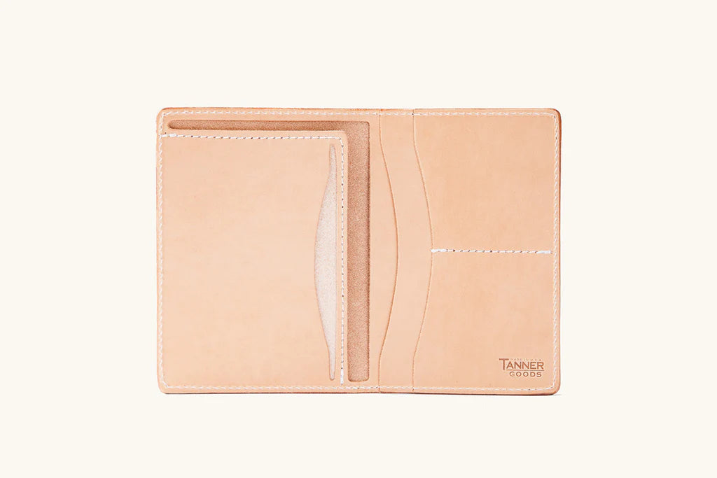 Tanner Goods Travel Wallet in Natural