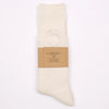 Freenote Cloth Silk Ribbed Sock in Cream