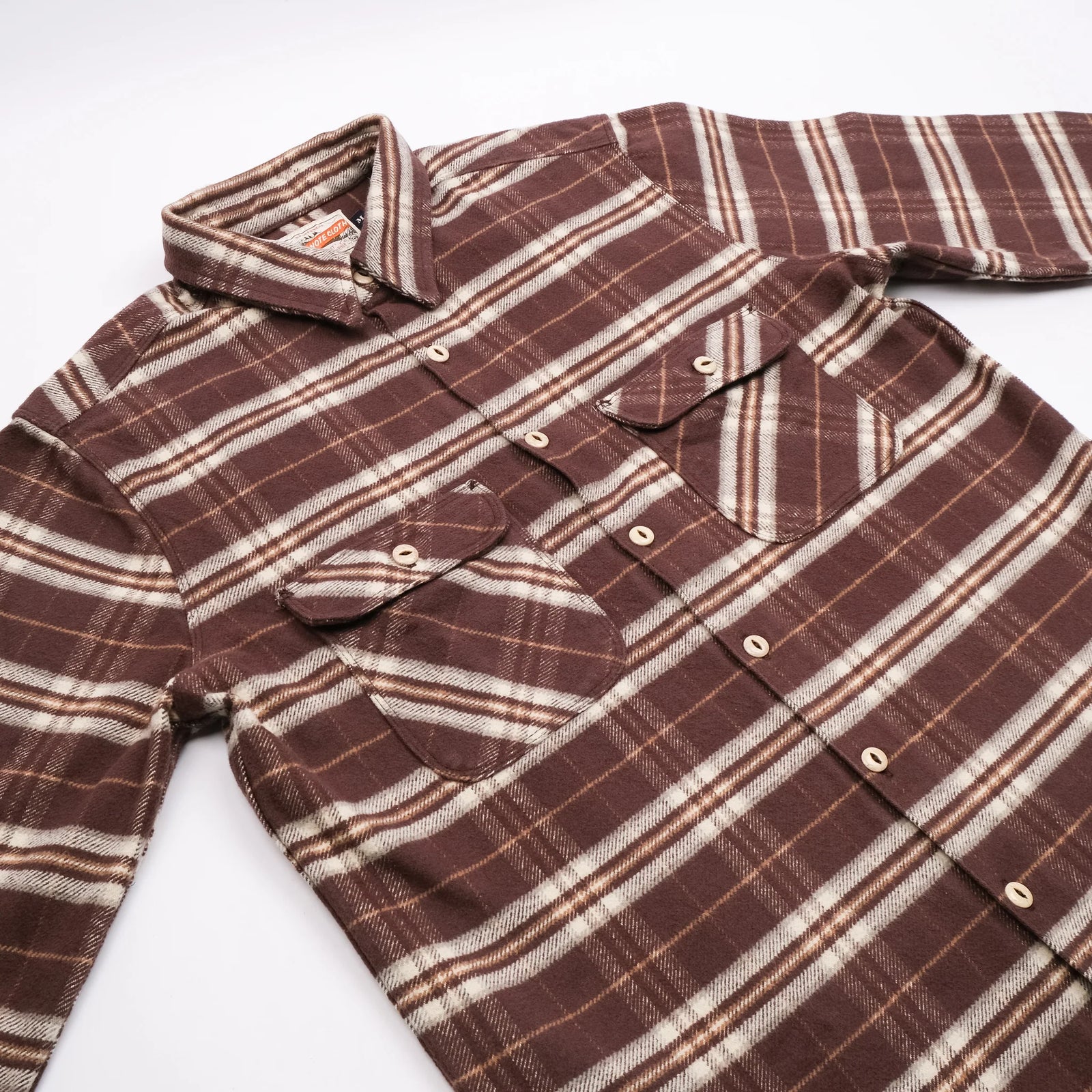 Freenote Cloth Benson in Grizzly Plaid